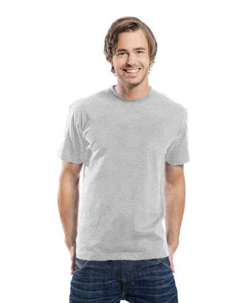 PURE T-Shirt men Grey Melange-5XL